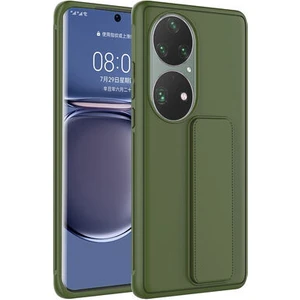Huawei P50 Pro Kılıf Şık ve Stantlı Qstand Premium Kapak