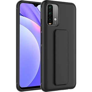 Poco M5S Kılıf Şık ve Stantlı Qstand Premium Kapak