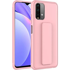 Poco M5S Kılıf Şık ve Stantlı Qstand Premium Kapak