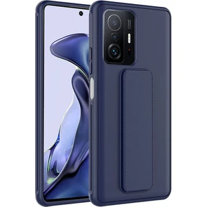Xiaomi Mi 11T 5G Kılıf Şık ve Stantlı QStand Premium Kapak