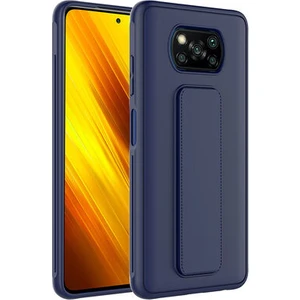 Poco X3 Kılıf Şık ve Stantlı Qstand Premium Kapak