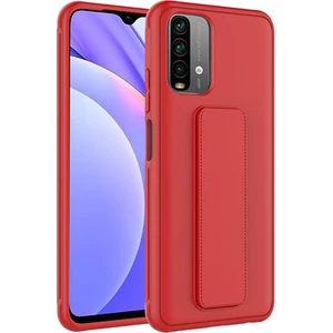 Poco M5S Kılıf Şık ve Stantlı Qstand Premium Kapak