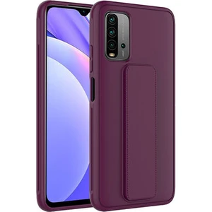 Redmi 9t Kılıf Şık ve Stantlı Qstand Premium Kapak