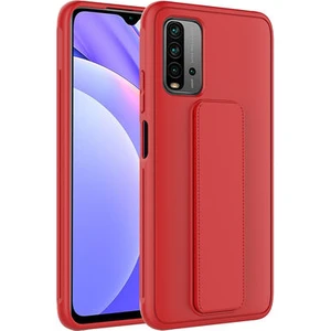 Redmi 9t Kılıf Şık ve Stantlı Qstand Premium Kapak