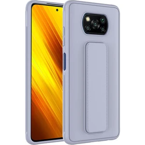 Poco X3 Kılıf Şık ve Stantlı Qstand Premium Kapak