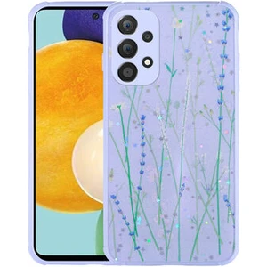 Samsung Galaxy A33 5g Kılıf Simli Desenli Kamera Korumalı Parlak Popy Kapak