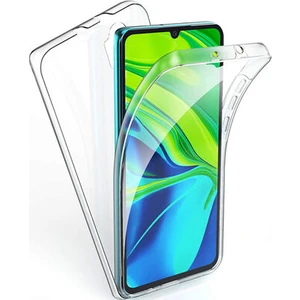 Techno Guru Xiaomi Mi Note 10 Lite Kılıf Şeffaf 360 Derece Koruma Enjoy Kapak