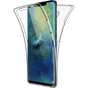 Huawei Mate 20 Pro Kılıf Şeffaf 360 Derece Koruma Enjoy Kapak