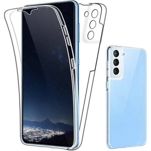 Samsung Galaxy S21 Plus Kılıf Şeffaf 360 Derece Koruma Enjoy Kapak