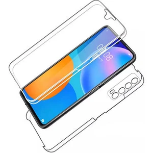 Huawei P Smart 2021 Kılıf Şeffaf 360 Derece Koruma Enjoy Kapak
