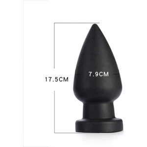 Hızlı Express Dev 17 Cm Zenci Kalın Anal Ve  Dildo Anal Plug Butt Plug