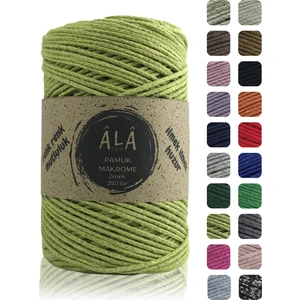 Ala Depo Pamuk Makrome Ipi 2mm Cotton Zincir Makrome Çanta Ipi Supla Ipi Koton Ip 250 Gram Fıstık