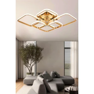 Eray Aydınlatma 2010-6 Sarı Dimmer Kumandalı LED Avize(Beyaz Işık -Sarı Işık - Gün Işığı)