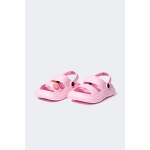 Kız Çocuk Çift Bantlı Yüksek Taban Sandalet C2794A824SM