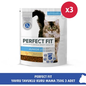 Perfect Fit Yavru Tavuklu Kuru Mama 750 gr 3X