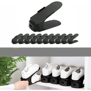 Meleni Home 10'lu Tekli Ayarlanabilir Ayakkabı Rampası - Dolap Içi Ayakkabı Düzenleyici Organizer
