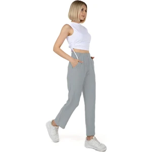 Kadın Keten Gri Pantolon Npl
