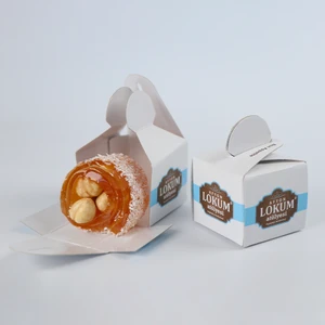 Lokum Atölyesi Klasik Fındıklı Sarma Lokum 250gr (10 Adet Tekli Kutu Içerisinde)