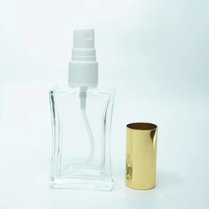 Ferden Ferda 25 Adet Boş Cam Parfüm Şişe, 30 Ml, Içbükey Model, Şeffaf