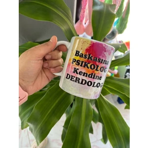 EyER Shoping Kendine Psikolog Kendine Derdolog Komik Gif Bardak Kupa