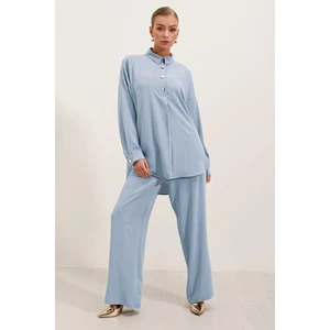 6631 Oversize Alt-Üst Takım - Mavi