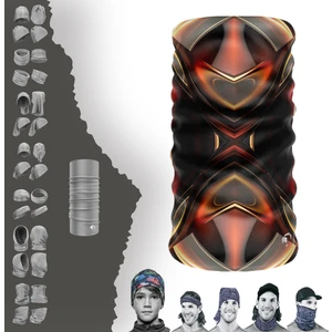 Kalp Desenli Boyunluk Maske Baf Bandana