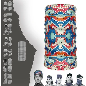 Karışık Renkli Desenli Boyunluk Maske Baf Bandana