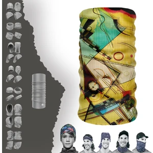 Geometrik Desenli Boyunluk Maske Baf Bandana