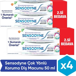 Çok Yönlü Koruma Diş Macunu 50 ml x 4 Adet