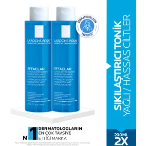 Effaclar Sıklaştırıcı Tonik 200 mlx2- Yağlı/Hassas Ciltler İçin