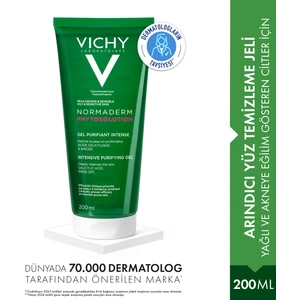 Vichy  Normaderm Phytosolution Arındıcı Yüz Temizleme Jeli 200ml - Yağlı ve Akneye Eğilim Gösteren Ciltler İçin