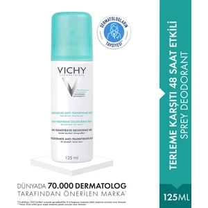 Terleme Karşıtı 48 Saat Etkili Sprey Deodorant 125 ML