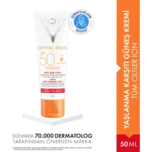 Capital İdeal Soleil Yaşlanma Karşıtı Güneş Kremi 50 ML- Tüm Ciltler İçin