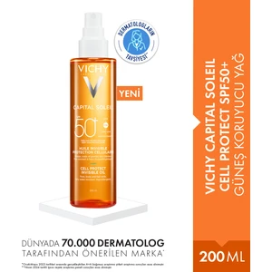 Capital Soleil Cell Protect  Spf 50 - Güneş Koruyucu Yağ 200ml
