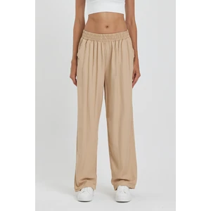 Kadın Beli Lastikli Cepli Şalvar Pantolon 1023