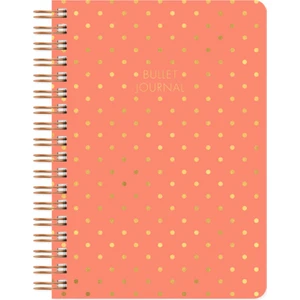 Le Color Noktalı Bullet Journal Pro Defter Shine Mercan 17 x 24 cm