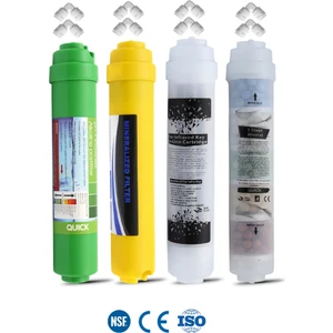 Su Arıtma Cihazı 4'lü Alkali , Mineral , Detoks , Ph Dengeleyici Tüm Cihazlara Uyumlu