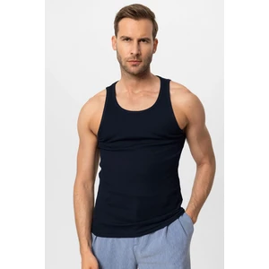 Lacivert Slim Fit Erkek Atlet