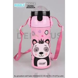 muggle Lisanslı Dekomus Çelik Matara 550 ml