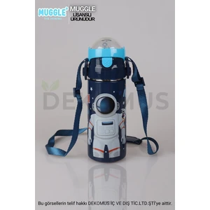 muggle Lisanslı Dekomus Çelik Matara 550 ml