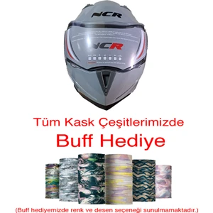 Çene Açılır Kask Cool Gri Ece Belgeli