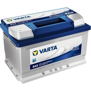 E43 12V 72 Ah 680A Blue Dynamic Akü (Ford-Opel Alçak Tip) (Üretim Yılı: 2023)