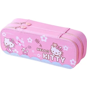 Çift Katmanlı Büyük Kapasiteli Kalem Kutusu Kalem Kutusu Kuromi Tarçın Köpek Melody Kt Kedi Kalem Kutusu Kız Ilkokul Öğrencisi Sevimli (Yurt Dışından)