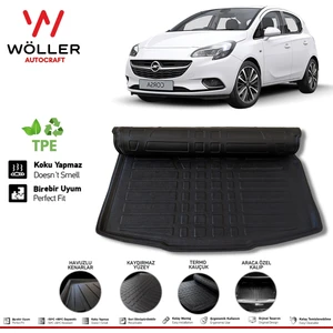 Opel Corsa E Bagaj Havuzu 2014 2019 Arası 3D Ultraflex