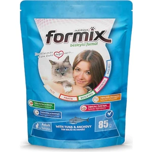 FORMİX Ton Balıklı ve Hamsili Yaş Kedi Maması 85 gr x 24 Adet