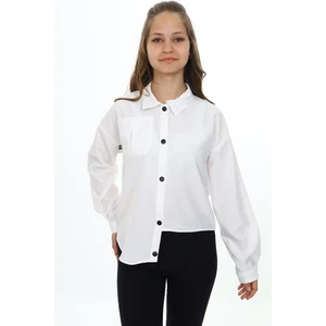 Toontoy Kız Çocuk Okul Gömlek