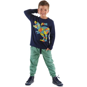Dinozor Erkek Çocuk T-Shirt Pantolon Takım