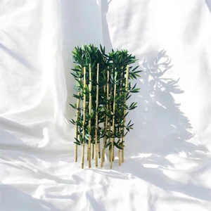 Özcan Flowers 120 Cm 15'Li Islak Dokulu Yapay Bambu