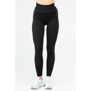 Siyah Slim Fit Yüksek Bel Toparlayıcı Kadın Tayt SSD0022