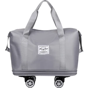 Genişletilebilir Spor Çantası Ekstra Büyük Kapasiteli Islak ve Kuru Ayrı Spor Çantası Seyahat Çantası (Yurt Dışından)